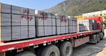 襄阳 芝麻灰地铺石出货日常