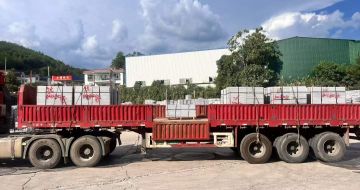 襄阳 芝麻灰花岗岩地铺石出货日常