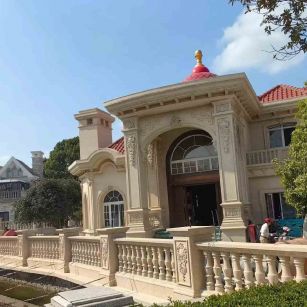 襄阳 黄金麻花岗岩欧式别墅