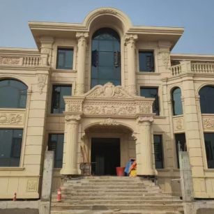 襄阳 黄金麻花岗岩别墅外墙干挂