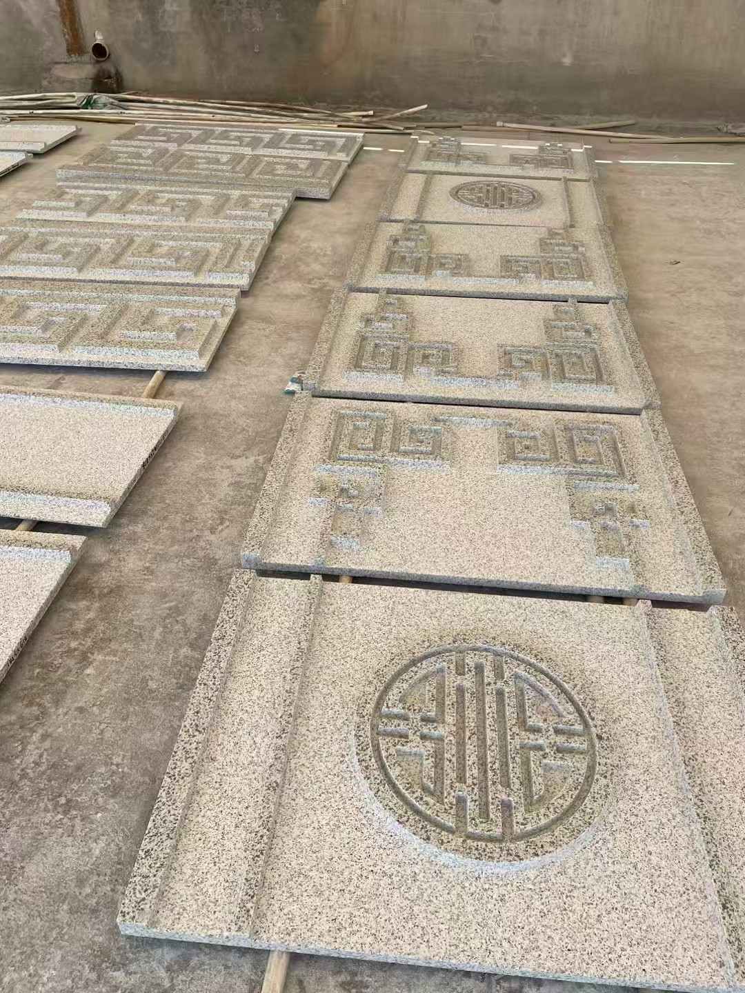 襄阳 白麻花岗岩外墙立面雕刻板