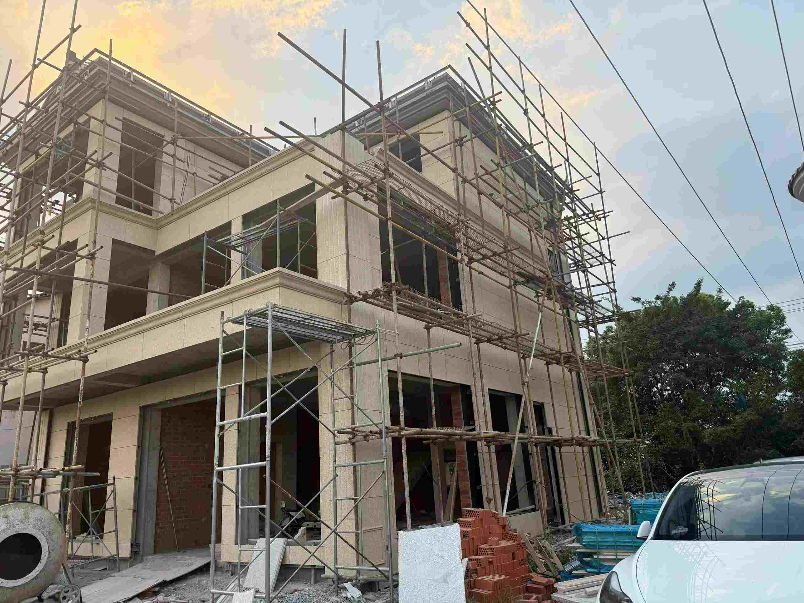 襄阳 黄金麻荔枝面花岗岩外墙干挂