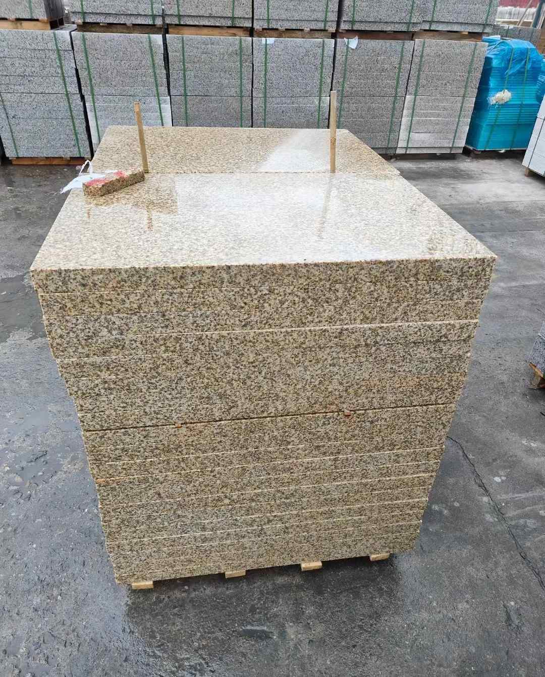 襄阳 湖北黄金麻花岗岩石材荔枝面外墙石材