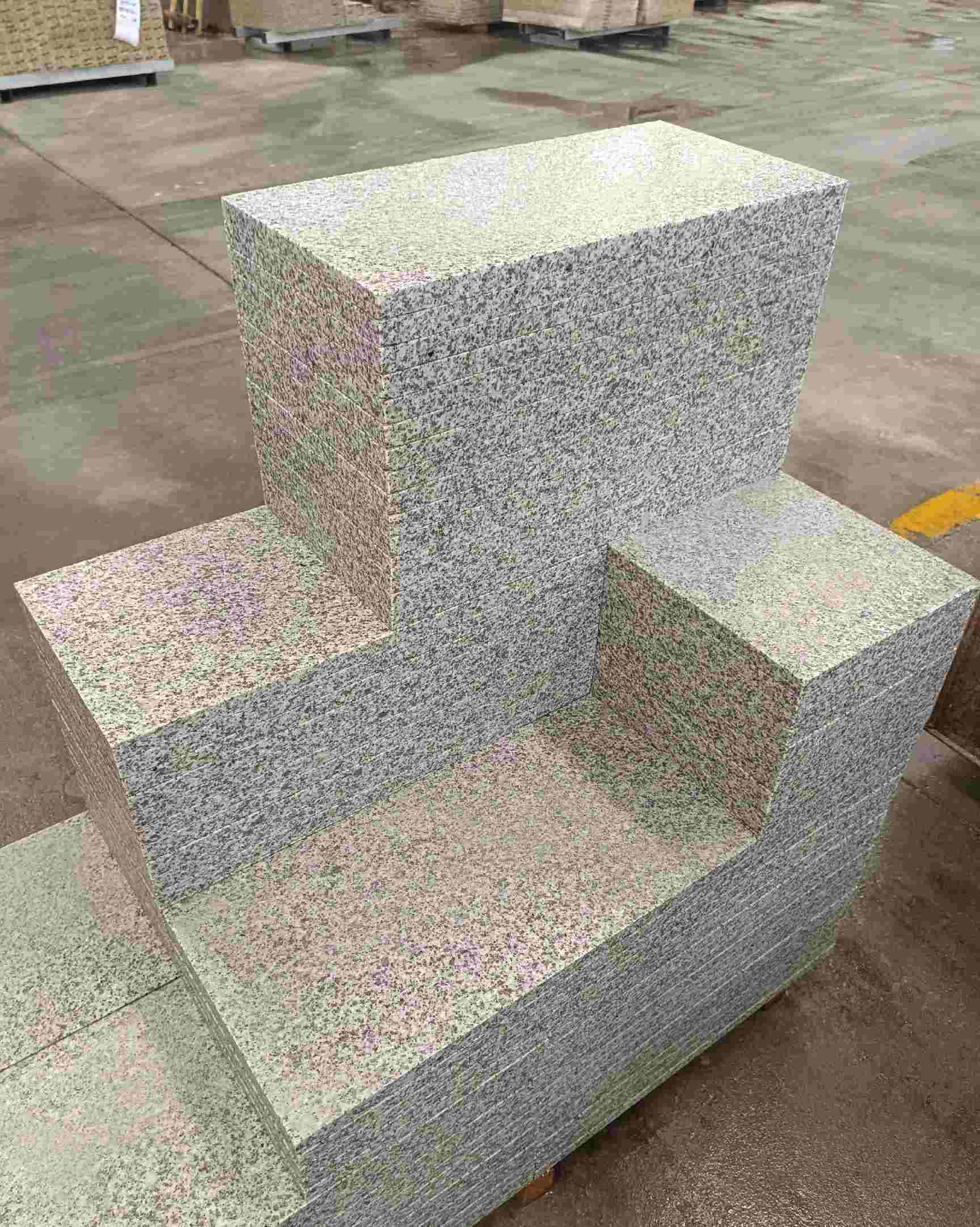 襄阳 白麻花岗岩荔枝面地铺石