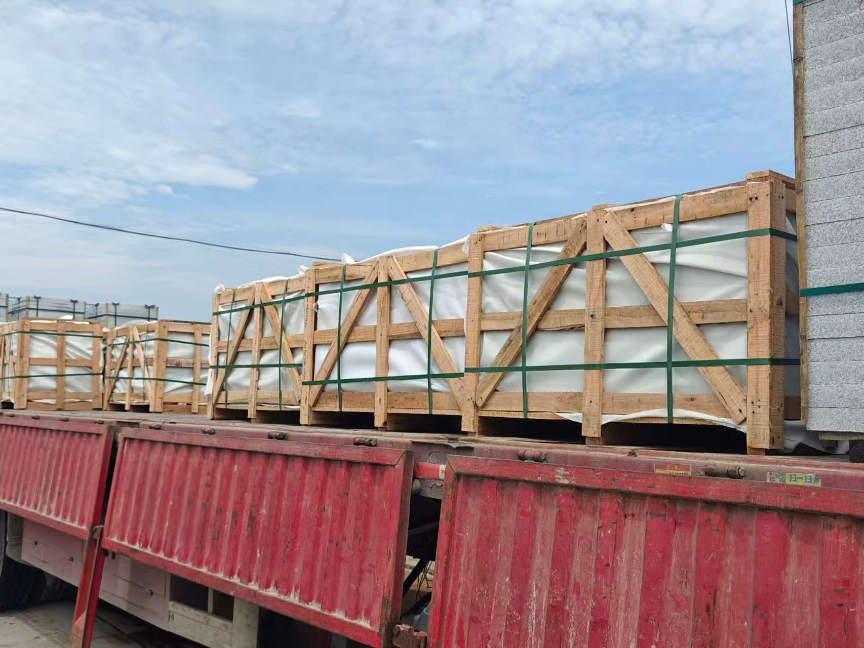 襄阳 芝麻白花岗岩地铺石出口专车-泰国游