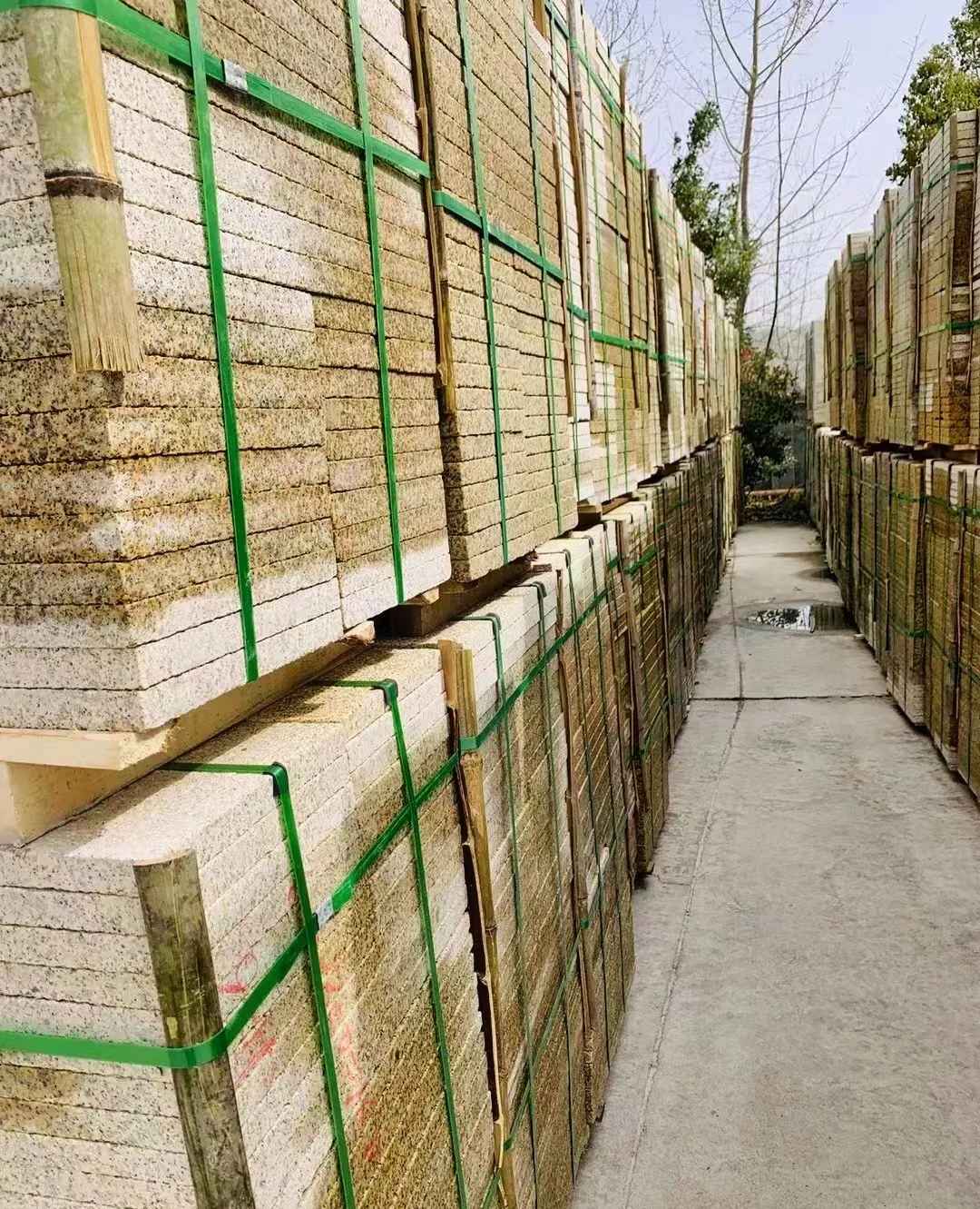 襄阳 黄金麻花岗岩荔枝面地铺石