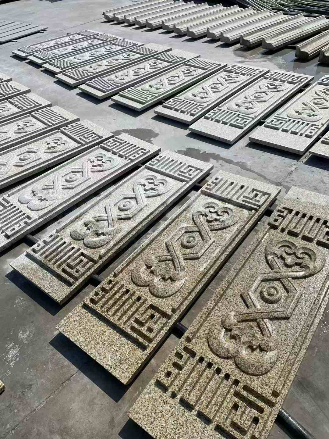 襄阳 黄金麻花岗岩外墙雕刻板